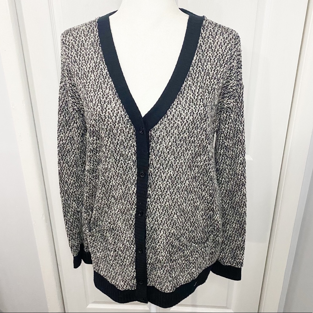 HARLOWE & GRAHAM Knit Button Up Cardigan Large